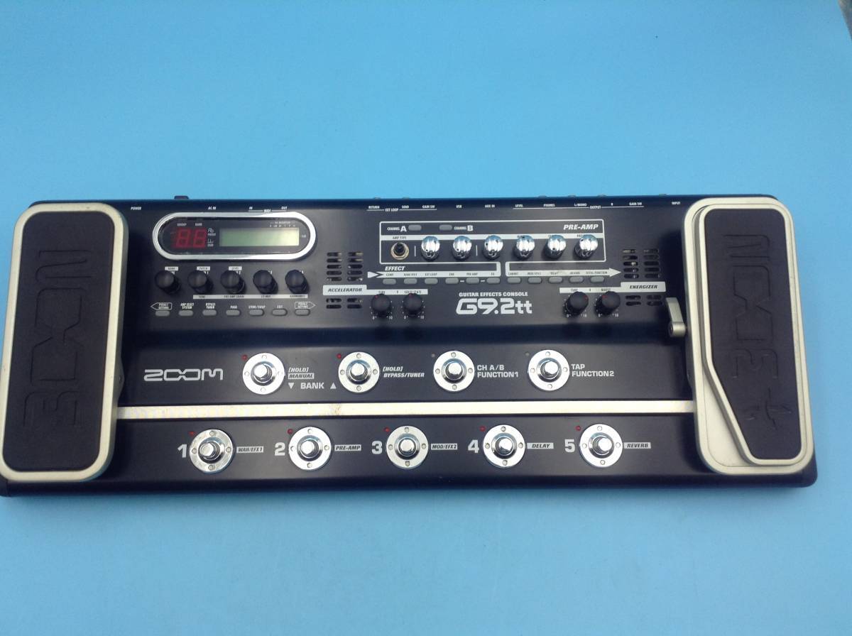 ZOOM G9.2TT Multi Effects Guitar Effect Pedal From Japan Tested working