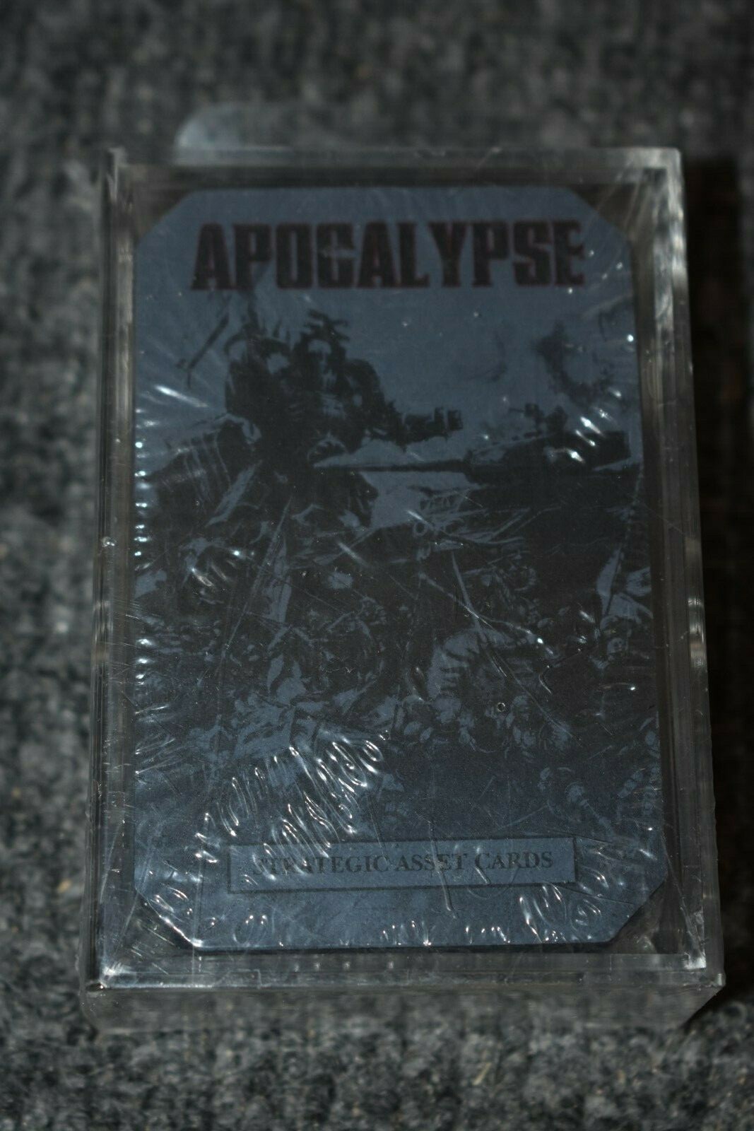 NEW APOCALYPSE STRATEGIC ASSET CARDS IN HARD CASE WARHAMMER 40K SEALED