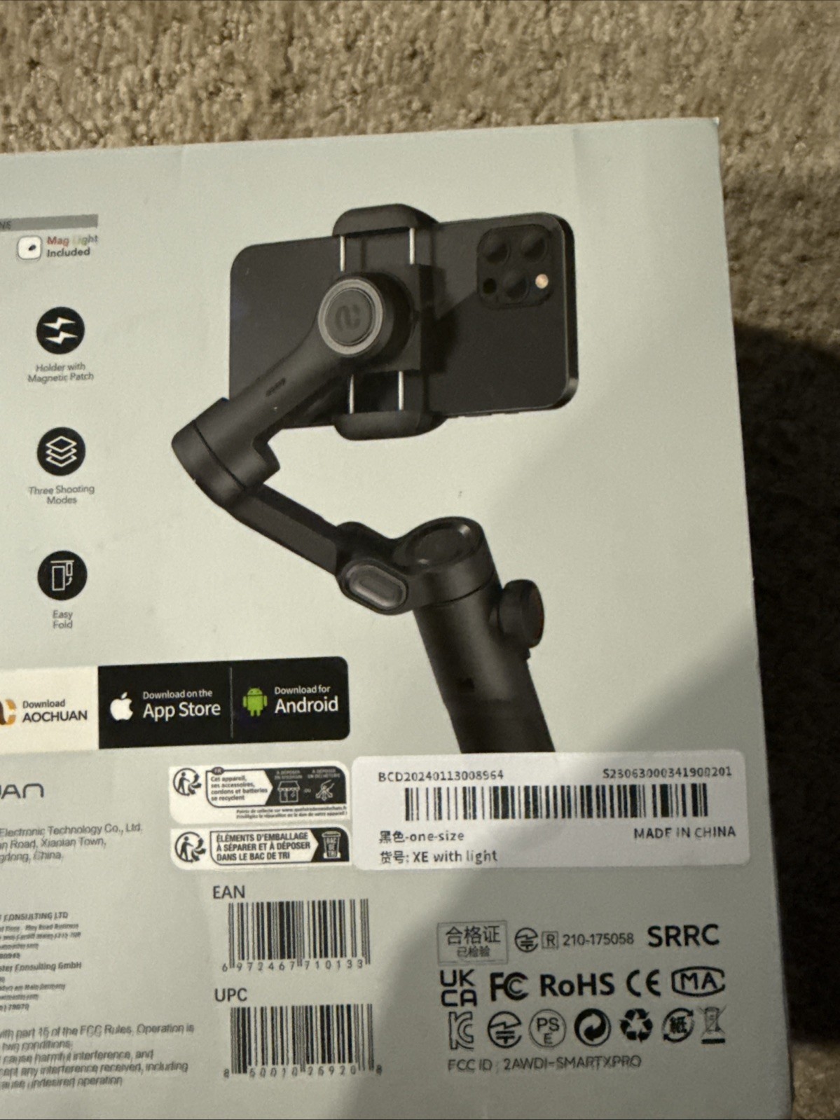 Smart XE , 3-Axis Smartphone Stabilizer