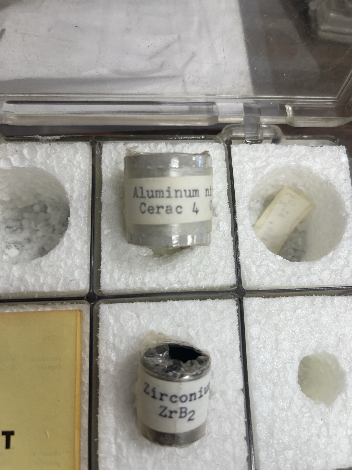 Cerac Crucible Kit Used 6 Pieces Left Good Condition