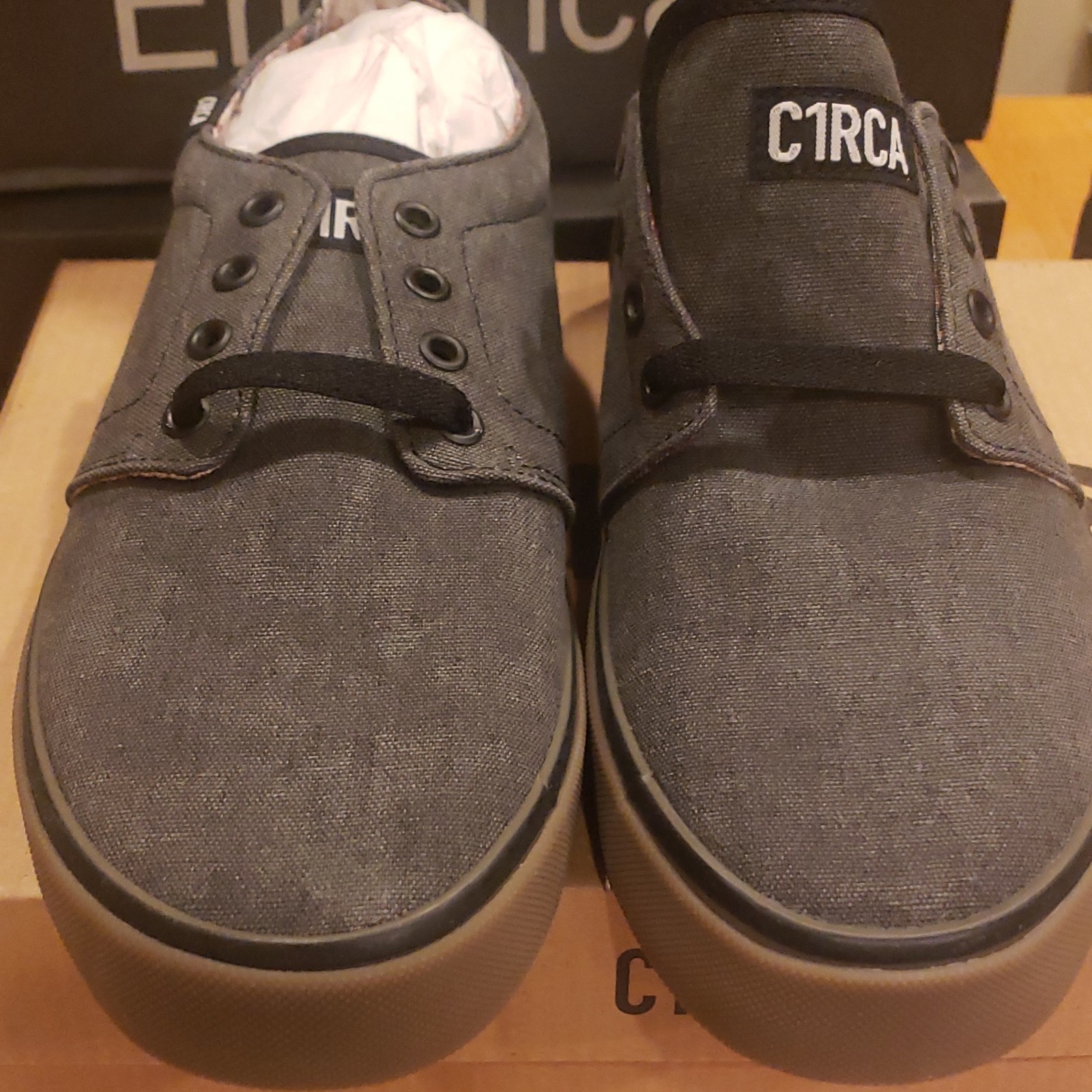 C1RCA Men's Drifter Skateboarding Shoes Charcoal US Size 6.5 Medium