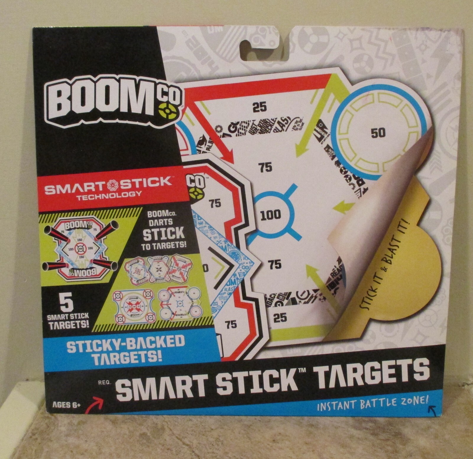 BOOMco Smart Stick Targets Roleplay Toy - Package of 5 - New, Sealed
