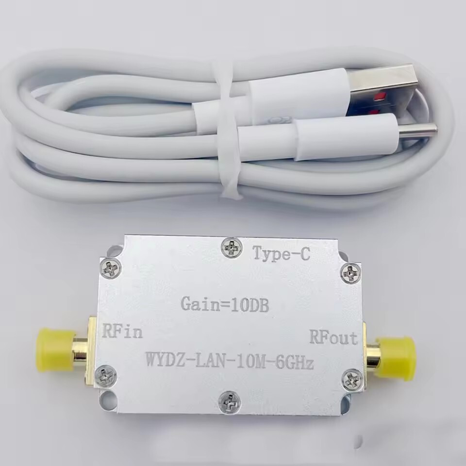 High Flatness Amplifier LAN 10M-6GHz Gain 10DB 20DB 30DB 40DB RF Driver