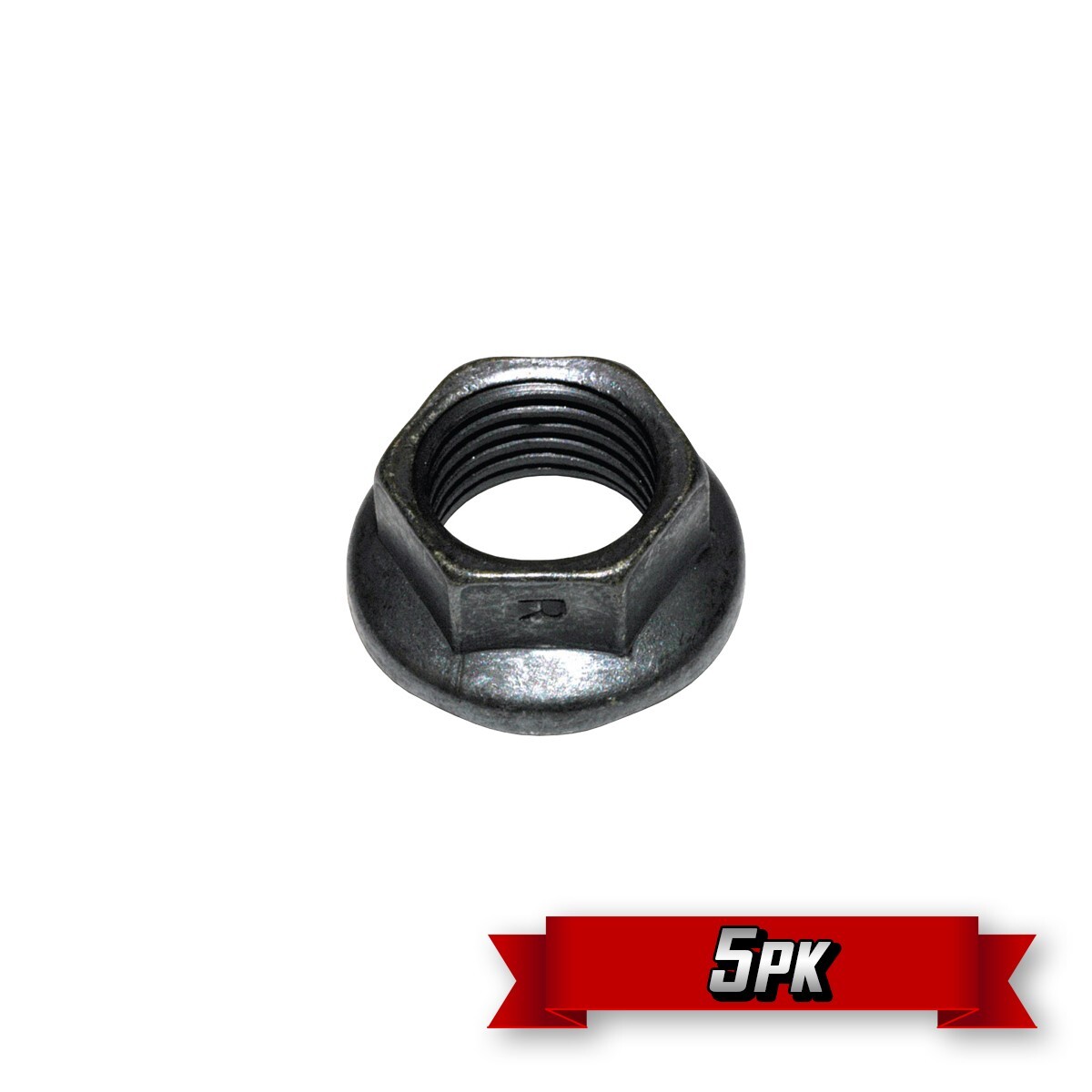 Jet Nut, 3/8"-24 Thread, Black Moly (MS21042-L6) {5pk}