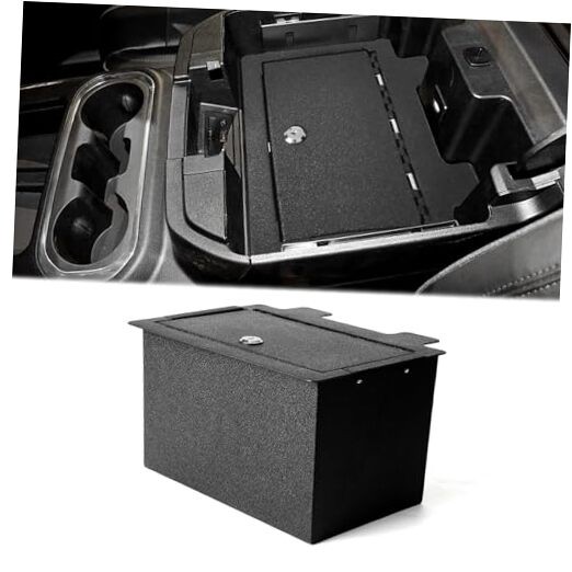 Center Console Safe Compatible with 2019-2022 Silverado 1500 / GMC Sierra 1500