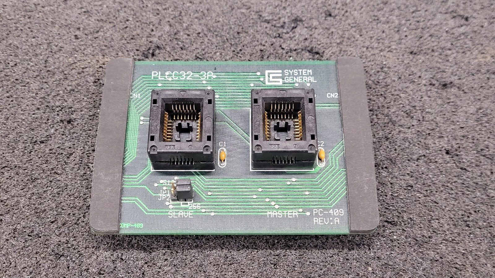 System General HSP Adapter PLCC 32 3A Socket PC-409 Rev A Multi Apro
