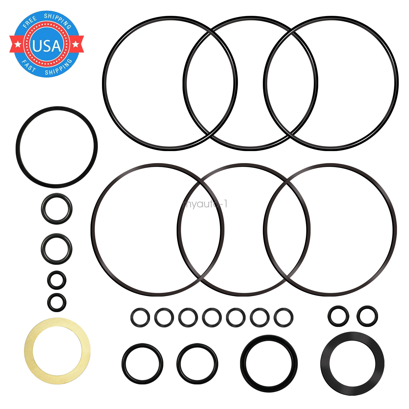 2x Hydraulic Motor Buna Seal Kit Fit Eaton Char-lynn 60540 H 101 Serie 008 009