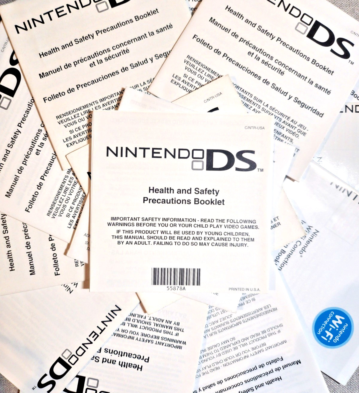 Nintendo DS Health & Safety Manuals - You Pick & Choose - Nintendo DS / 3DS