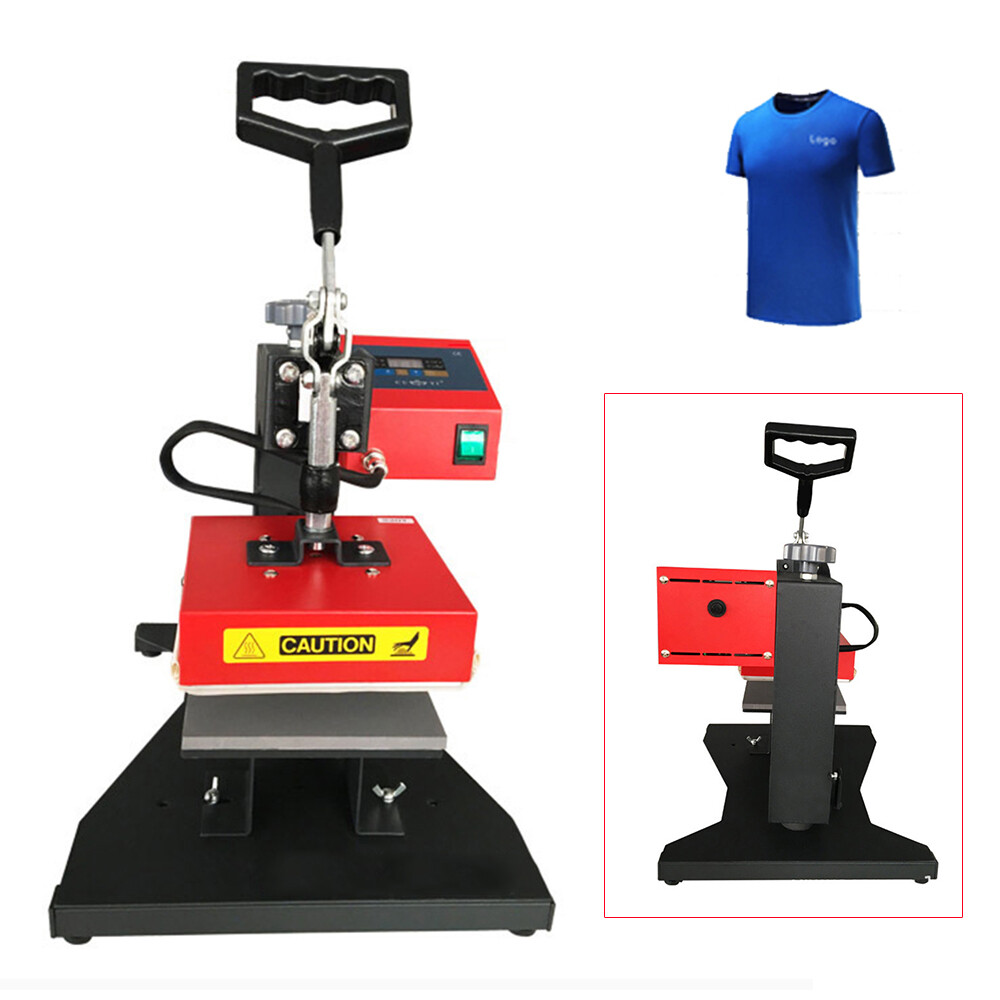110V 450W Digital Heat Press Machine DIY Press Single Heater small size 5.9x5.9"