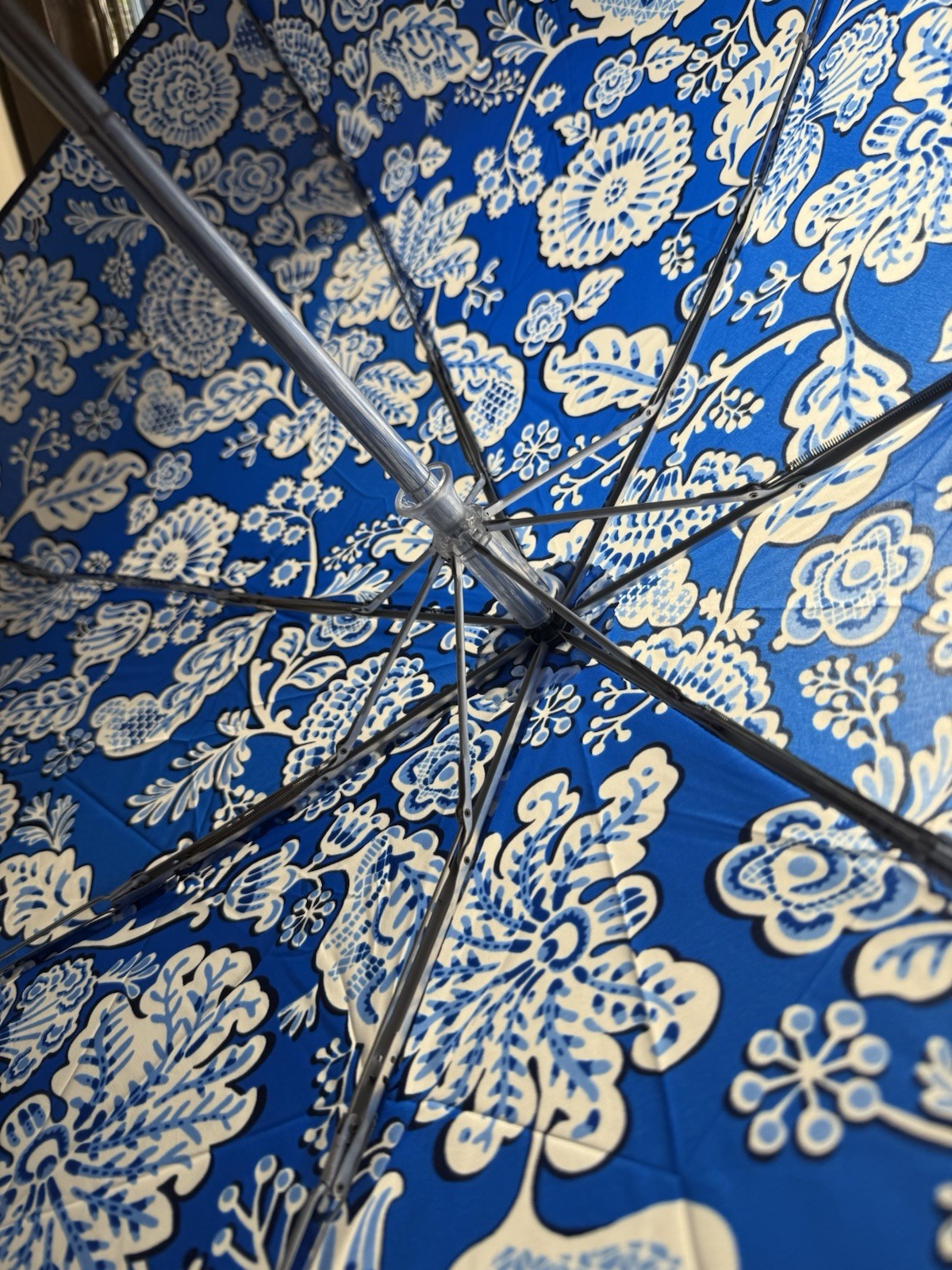 Vera Bradley Blue Lagoon Automatic Umbrella NWT RETIRED Rare 💙