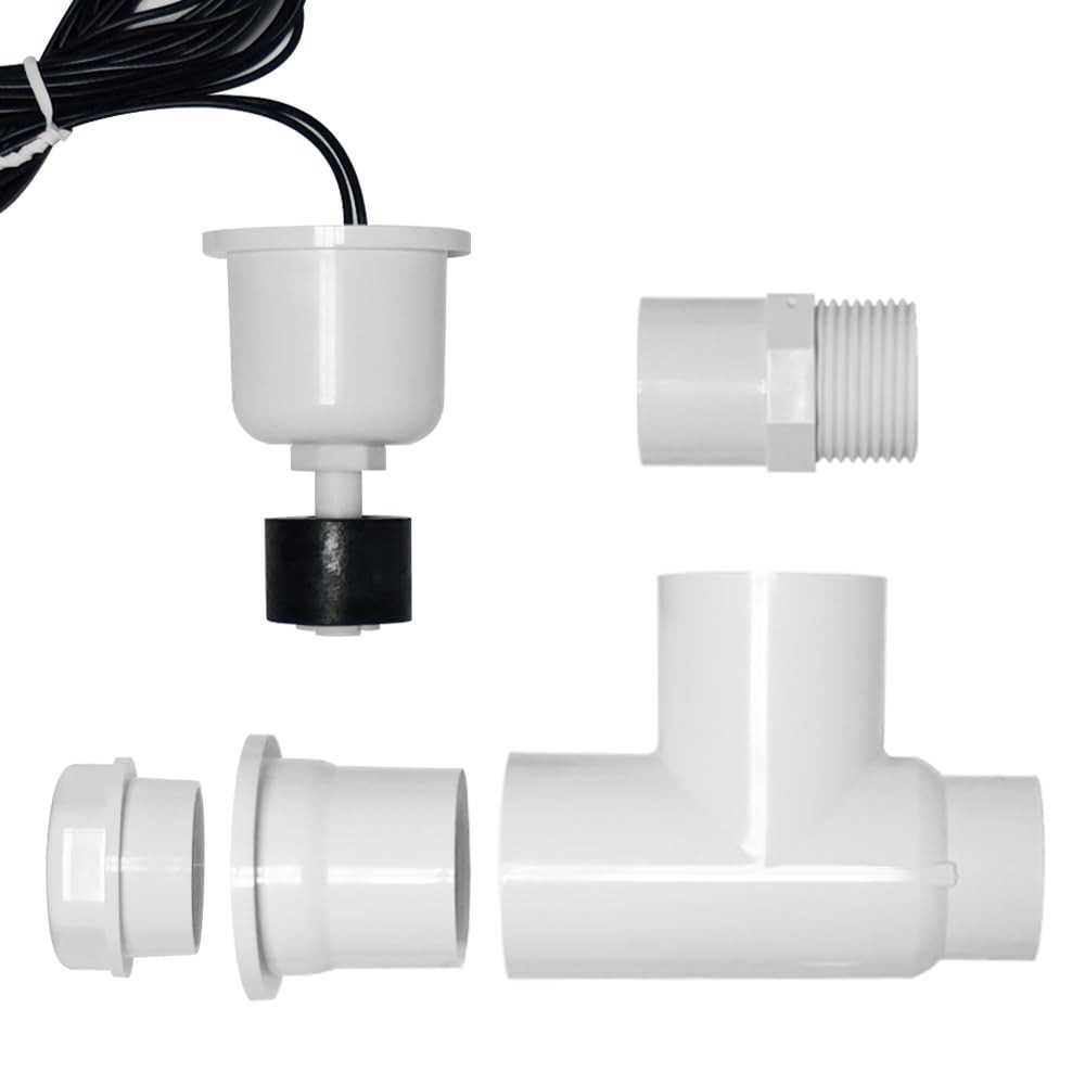White Color SS1 Float Switch for HVAC Condensate Overflow Safety Sensor Accessor