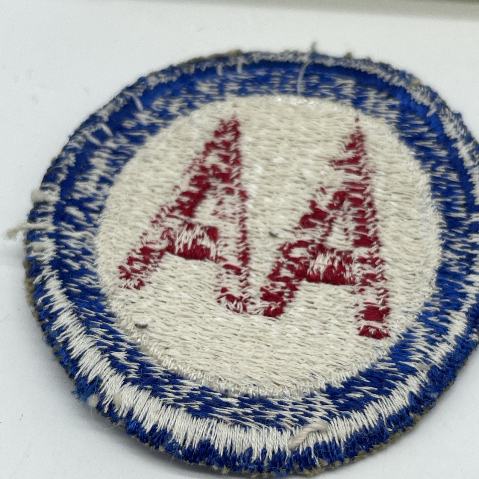 U.S. Military Anti Aircraft Command Patch Insignia “AA” 2.5” Circle Cut Edge