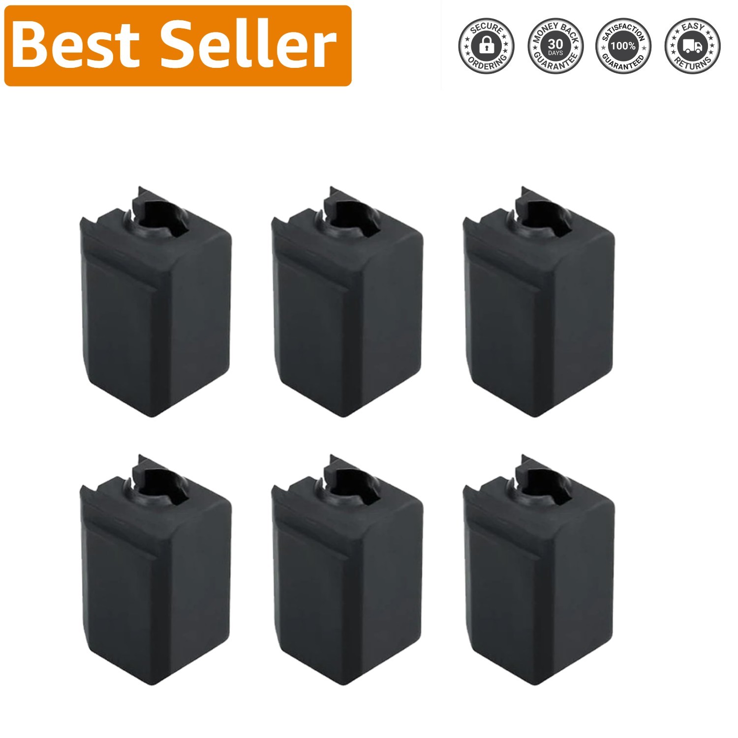 High-Temp Silicone Socks - 6PCS Set for Bambu Lab P1P/P1S/X1 Series 3D Printers