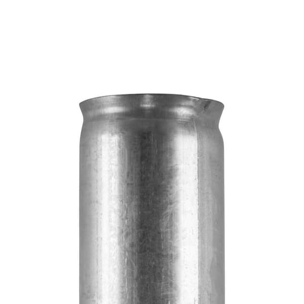 1-5/8" Dia x 5.5 ft. 16-Gauge Galvanized Steel Chain Link Fence Swaged Line Post