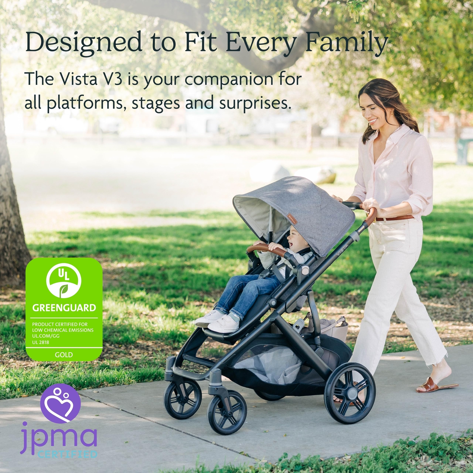 UPPAbaby Vista V3 Stroller Noa (Navy Blue) Stroller System -