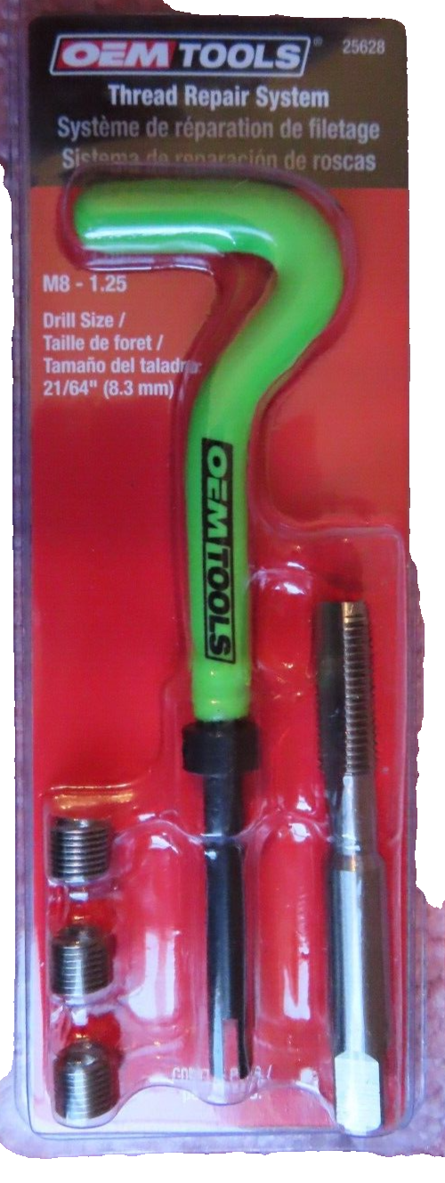 OEM Tools Thread Repair System M8-1.25 #25628 NEW