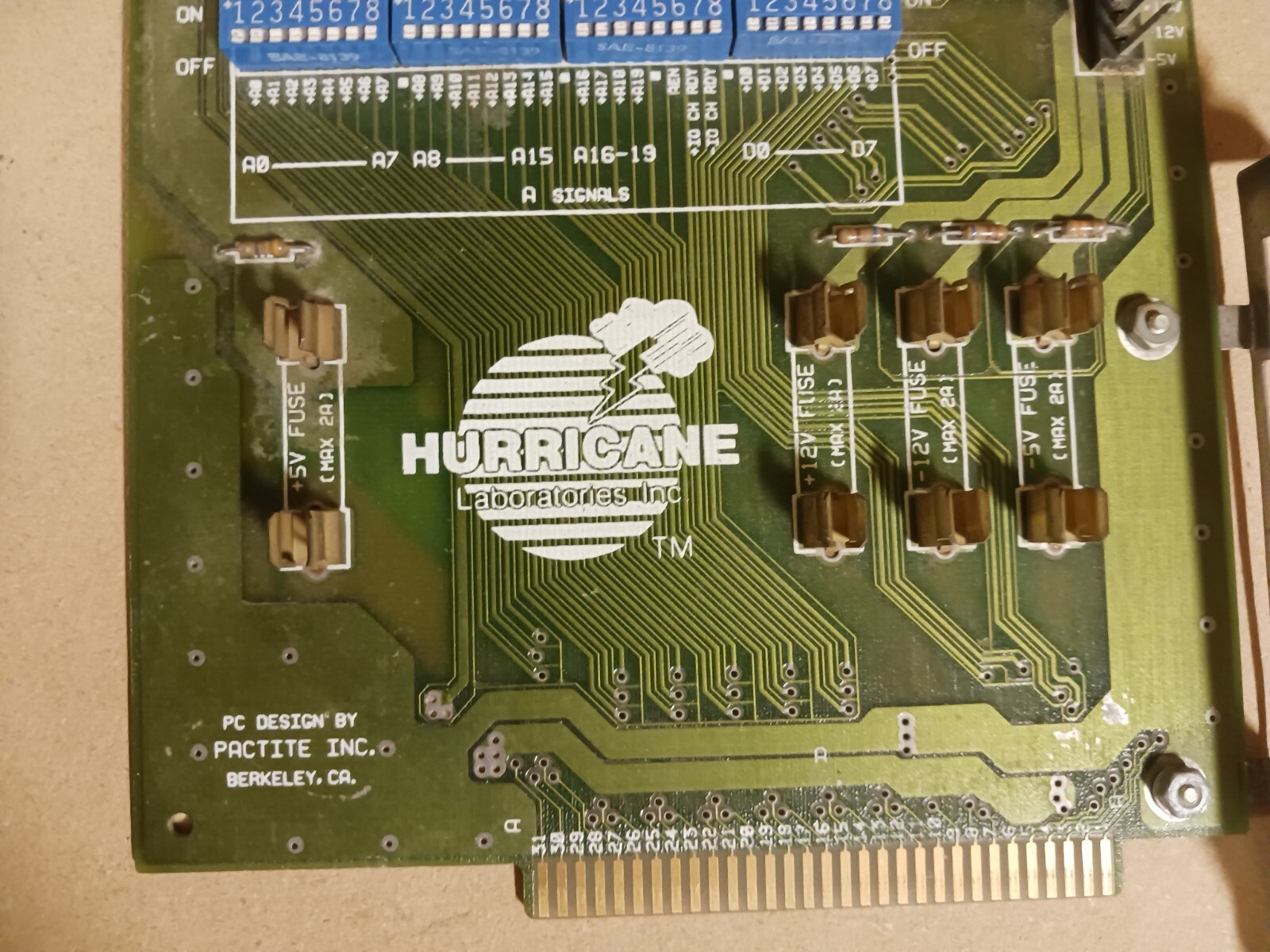 Hurricane Laboratories PC Supervisor Card for New IBM PC Hardware