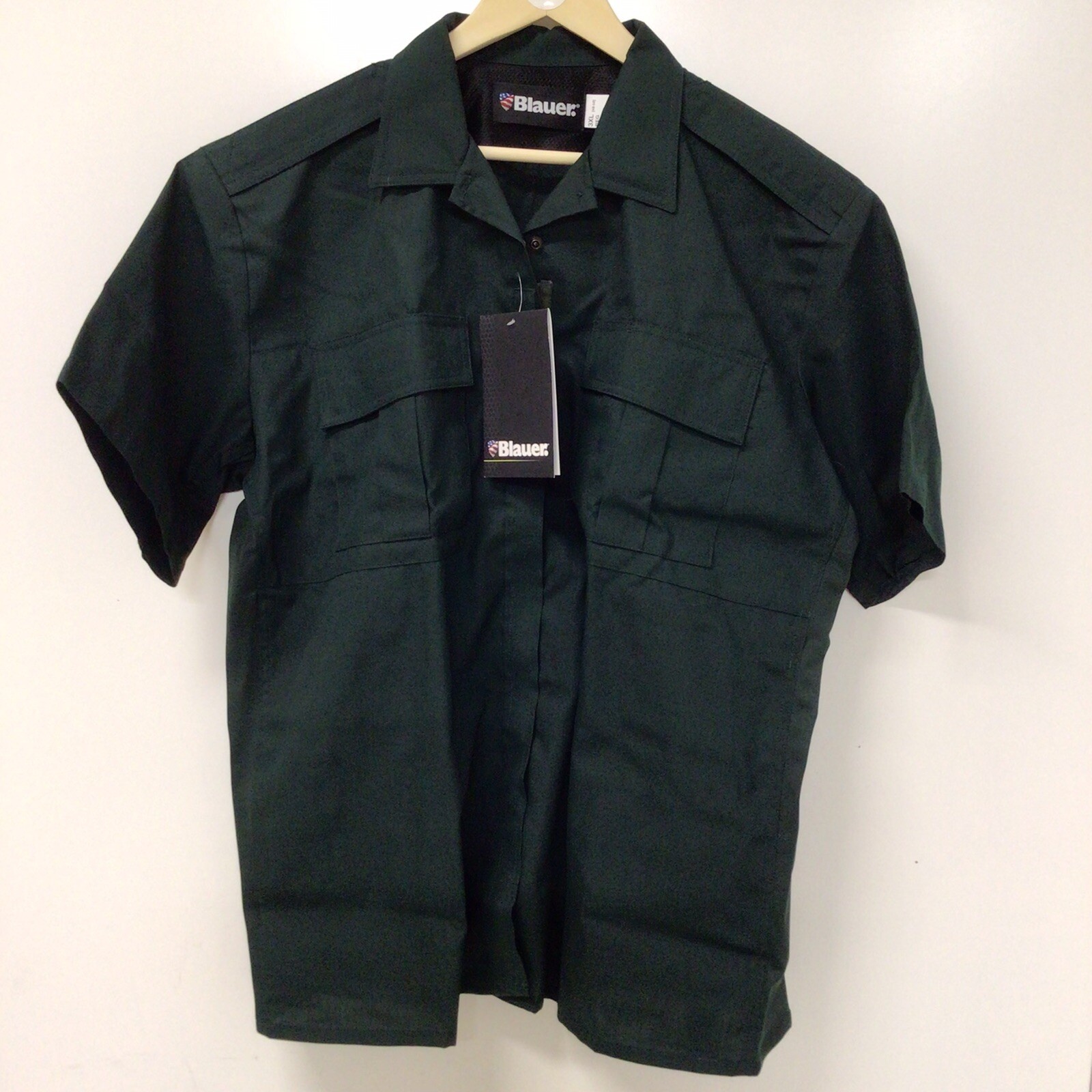Blauer 8740W, Women's Spruce Uniform Shirt Short Sleeve 3X, 48-50