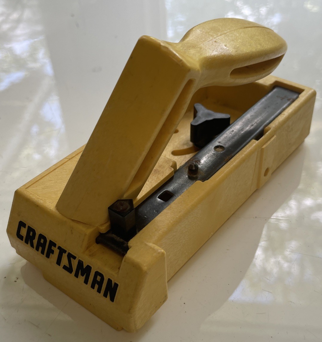 Craftsman Dovetail Gauge Woodworking Plastic Yellow Adjustable