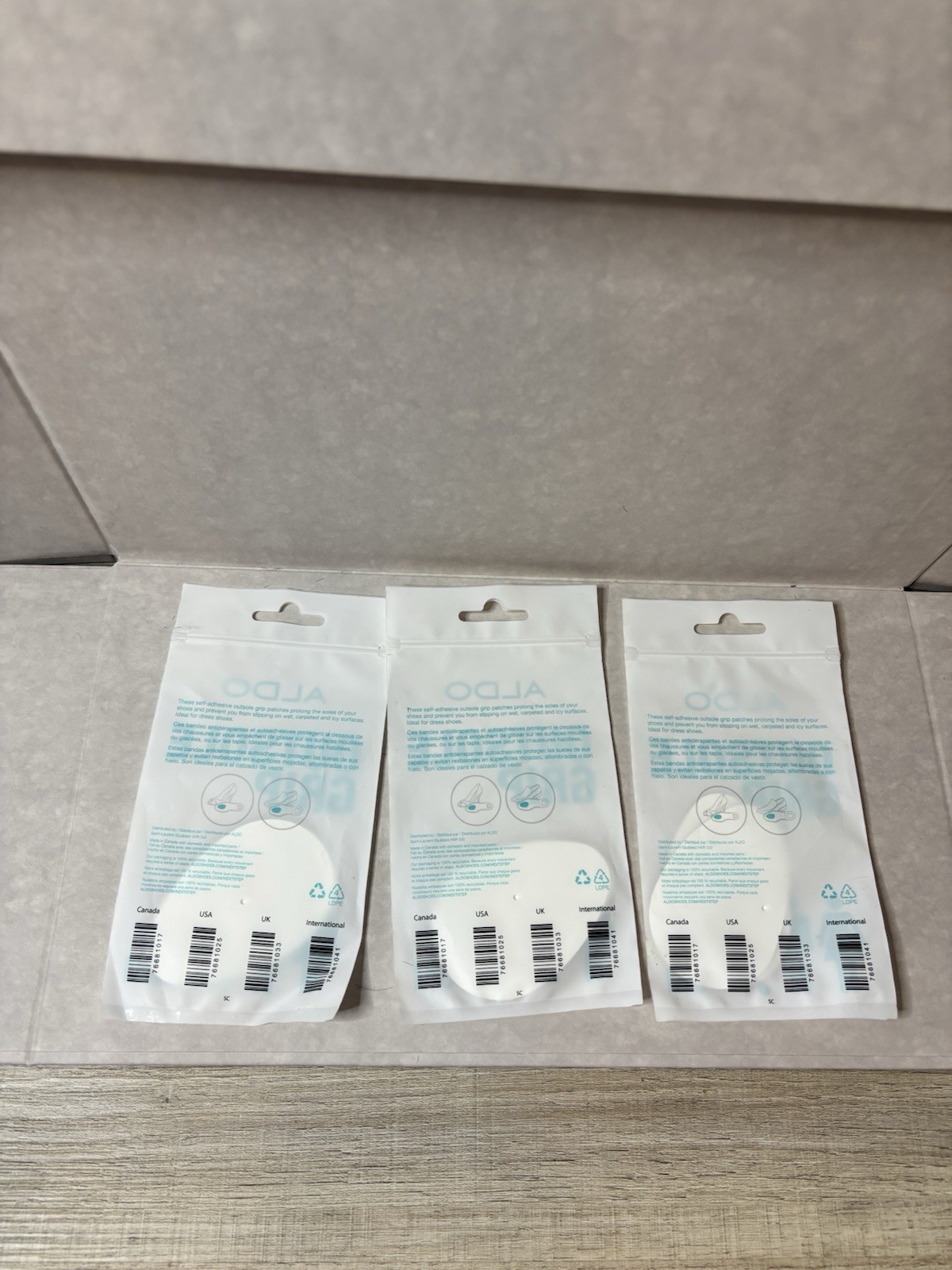 Aldo Outsole Grip 3 count