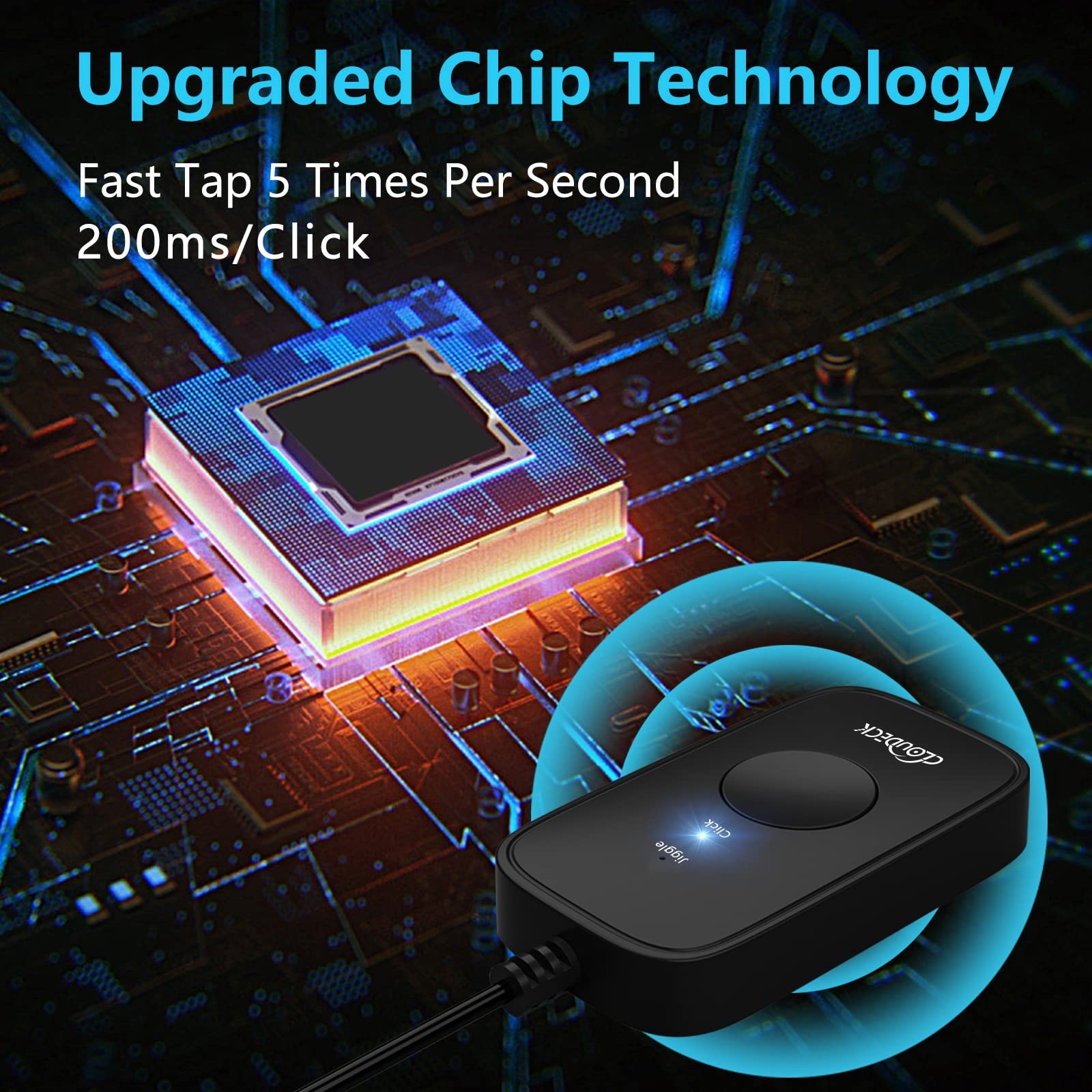 Mouse Jiggler Undetectable, USB Mover, Gaming Automatic Continuous Click Devi...