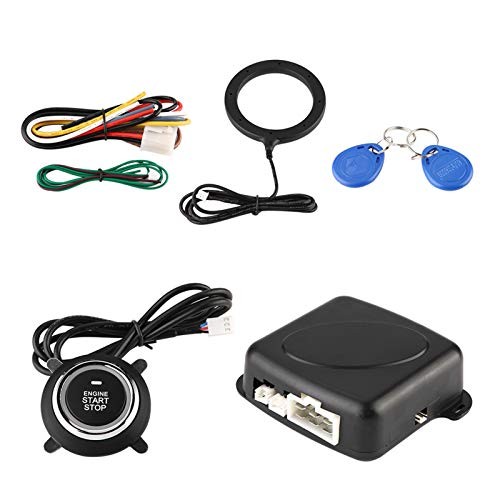 12V Car Alarm Security System, Universal Car Alarm System Engine Push Button