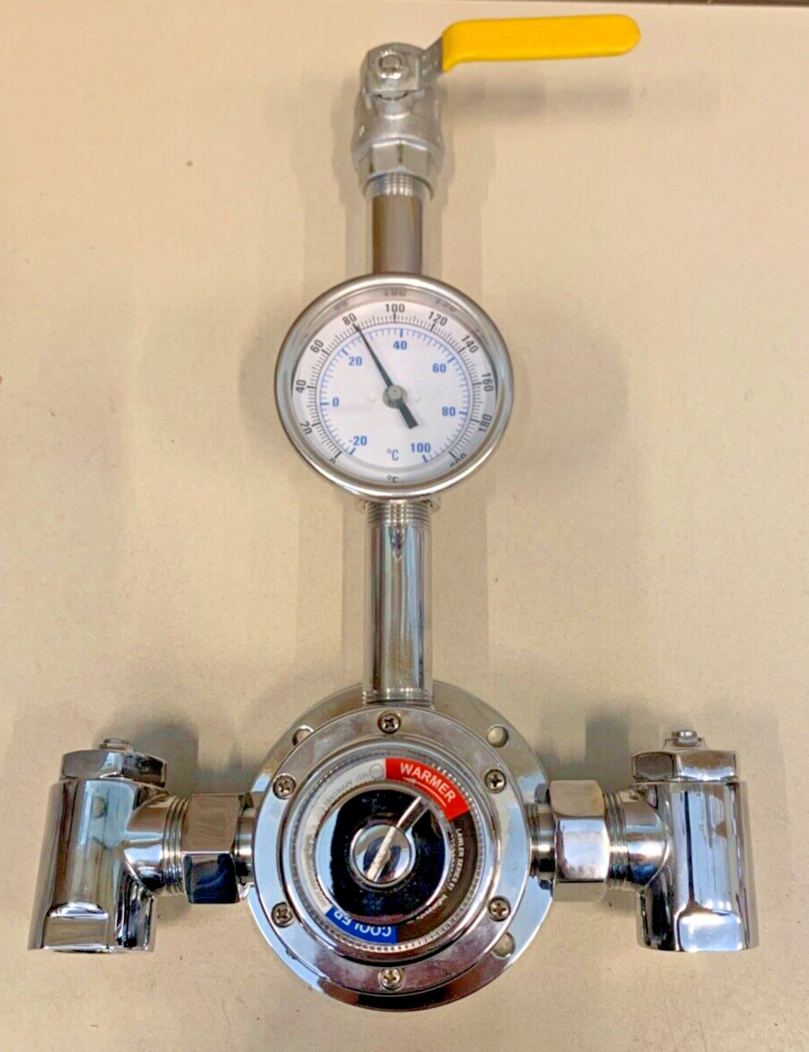 Lawler 6125 Piped Thermometer Ball Valve NEW Other