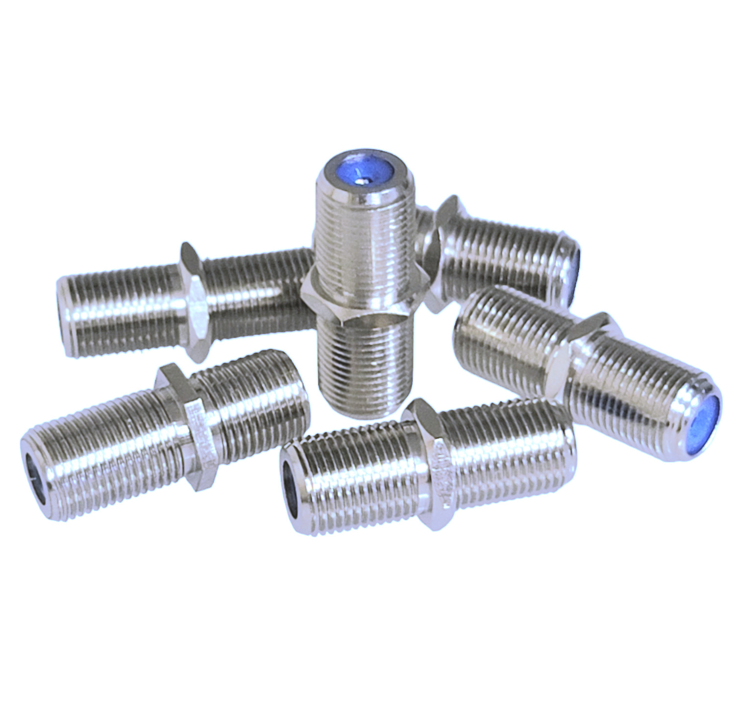 RG6 RG59 Female to Female Coax Coupler 3 GHz F-Type F81 Barrel Coax Adapter LOT
