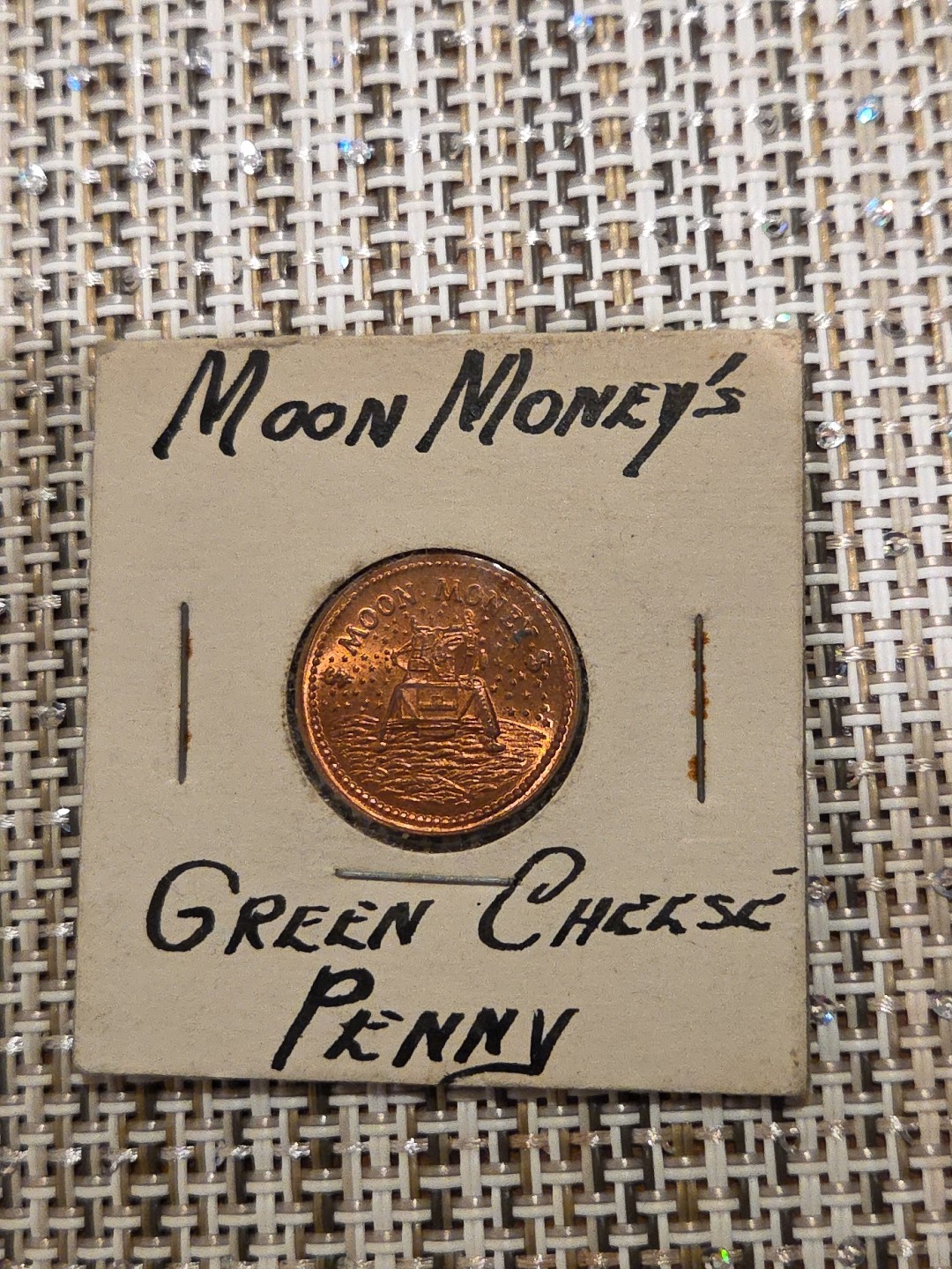 1969 Green Cheese Penny Moon Money - And The Cow Jumped Over The Moon BU