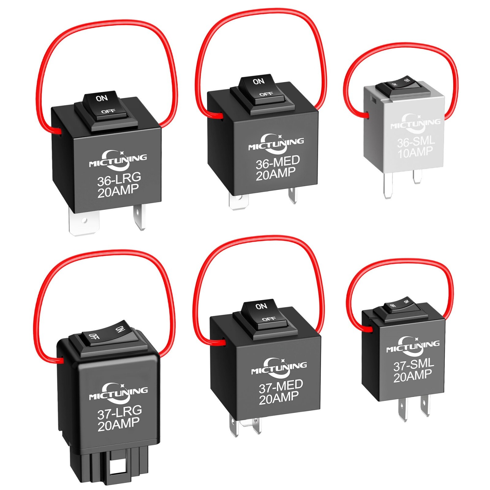6-Pack 9038A Relay Bypass Switch with Amp Loop & Diagnostic Tester Tester Kit