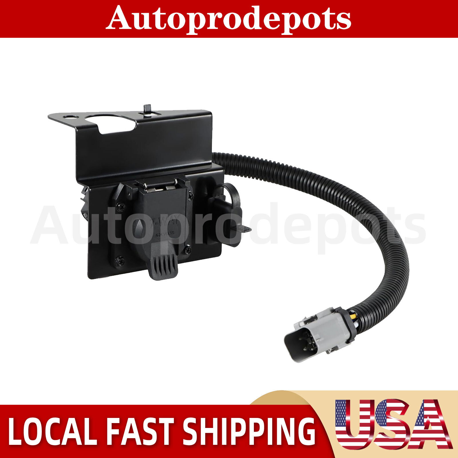 For 99 -01 F250 F350 Super Duty Ford 4 & 7 Pin Trailer Tow Wiring Harness Plug