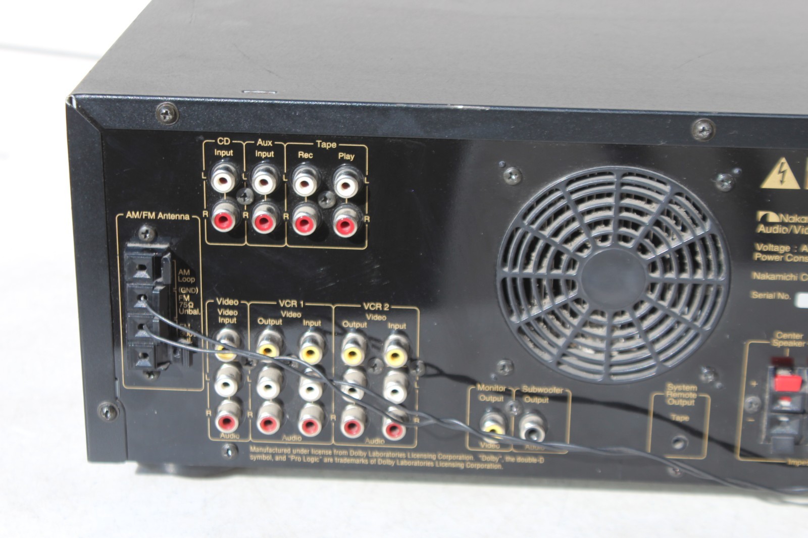 NAKAMICHI AV-400 STEREO A/V RECEIVER WORKING