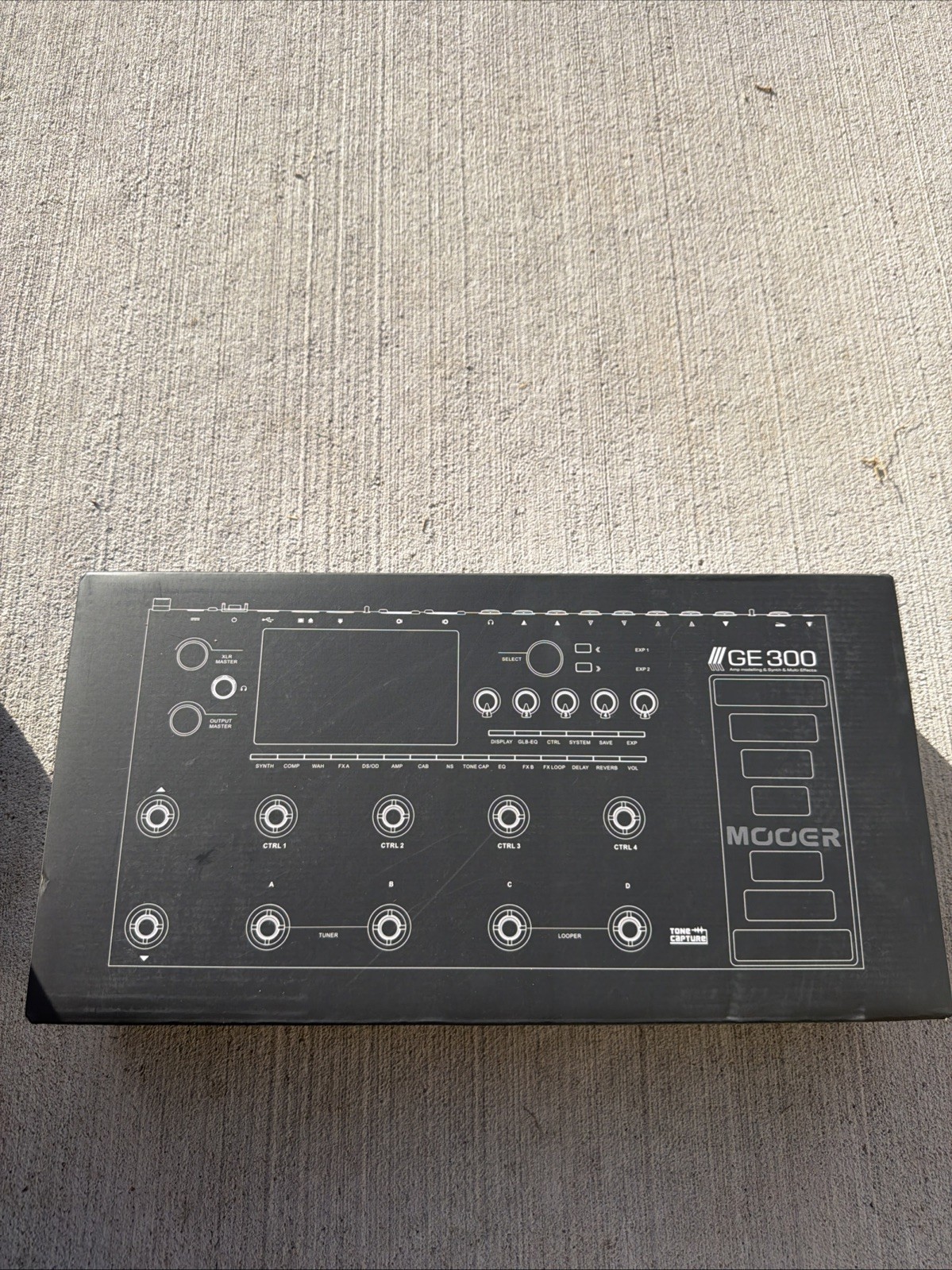 Mooer GE-300 Guitar Multi-Effects Processor Modeller Pedal (Brand New) SEALED