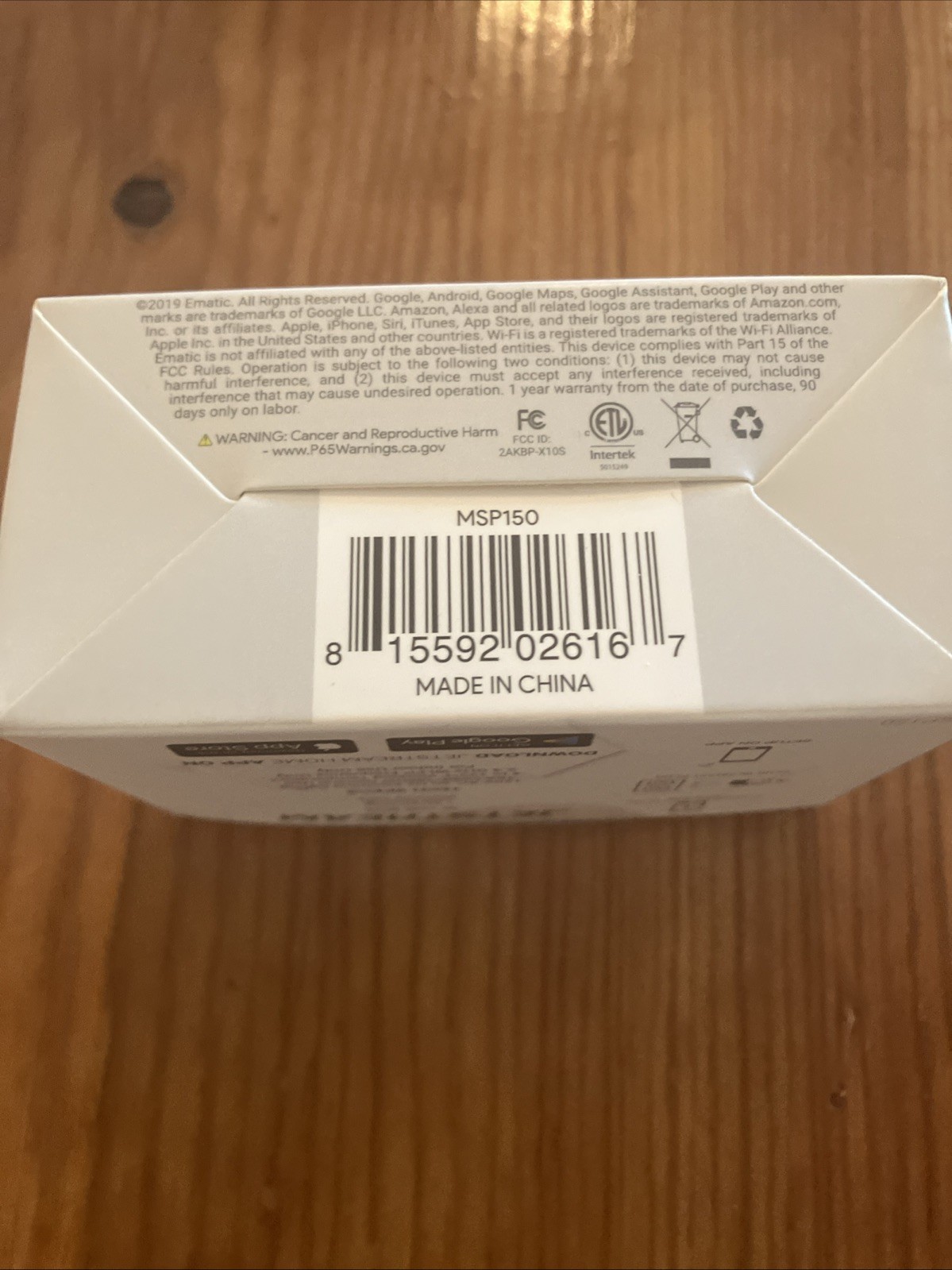 Jetstream Indoor Home Smart Plug MSP150 - Alexa, Google & Siri Controlled