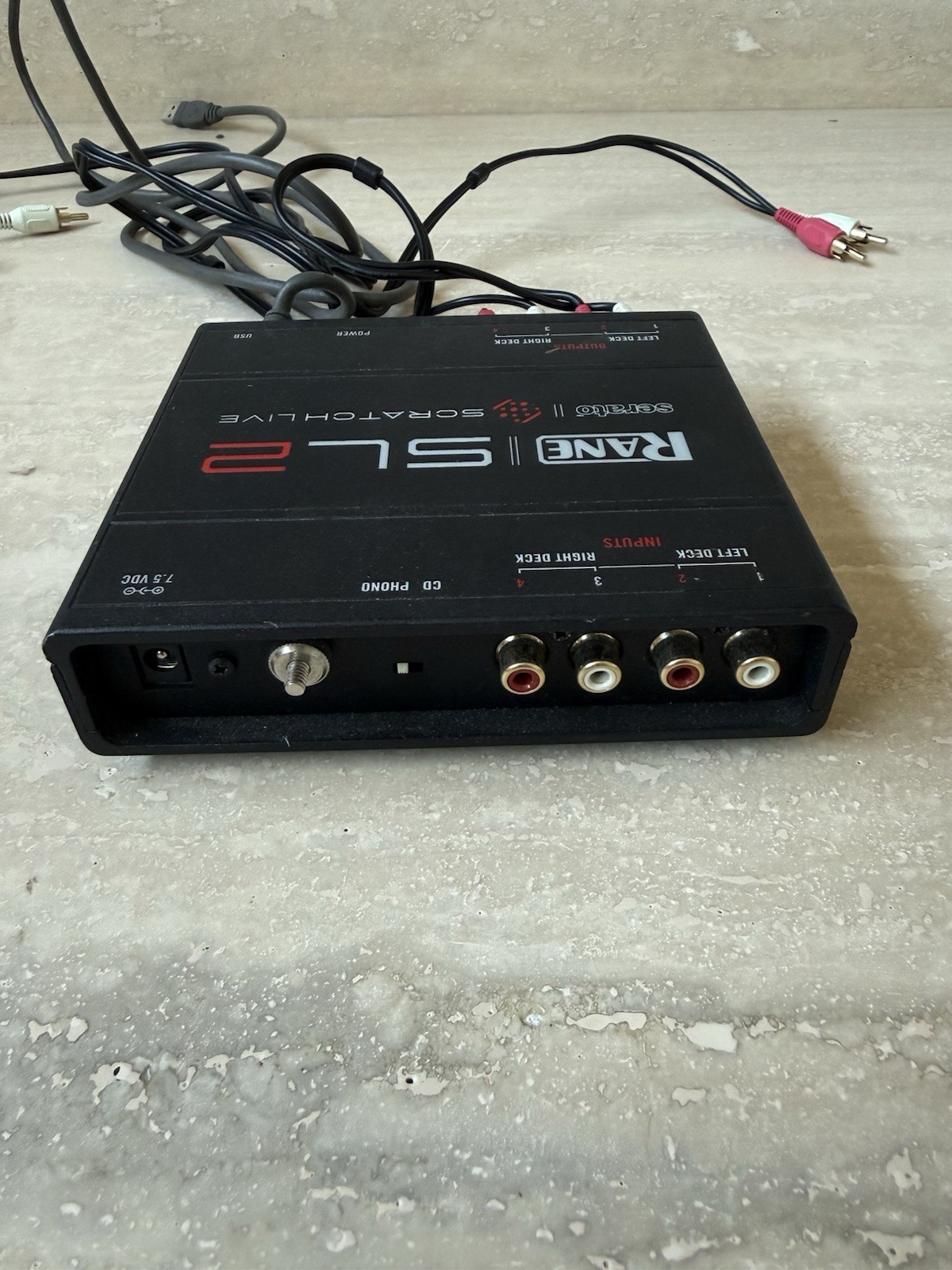 Rane SL2 Serato Scratch Live Powered 2-Channel USB DJ Audio Interface RCA