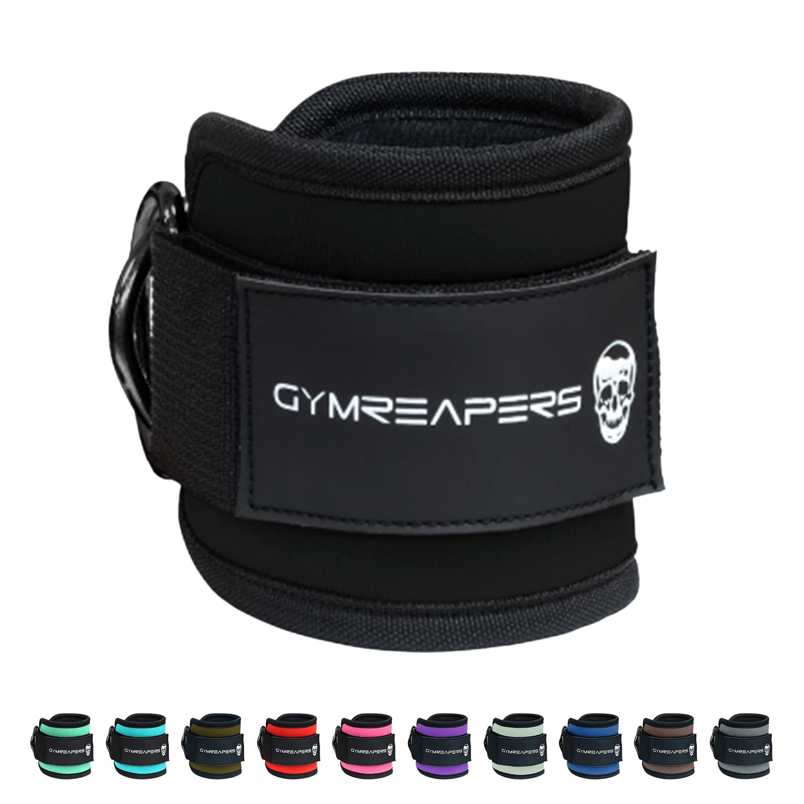 Ankle Straps (Pair) For Cable Machine Kickbacks, Glute Workouts, Lower Body E...