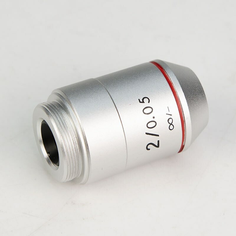2X 195 Infinity Achromatic Objective lens for Biological Microscope RMS 20.2mm