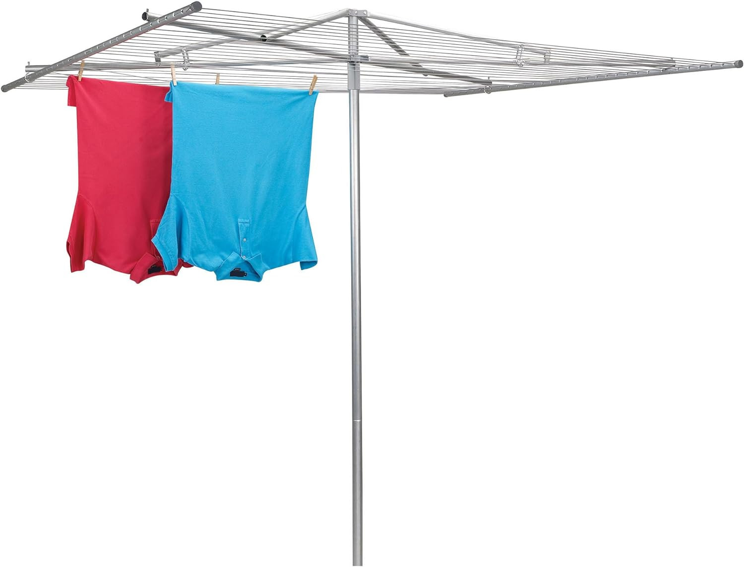 30-Line Outdoor Clothesline Dryer - 210 Feet of No-Rust Steel Drying Space