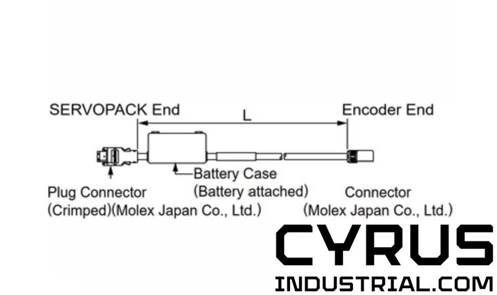 JZSP-CSP25-05-E Flexible Encoder feedback cable ABS W/BAT 5M