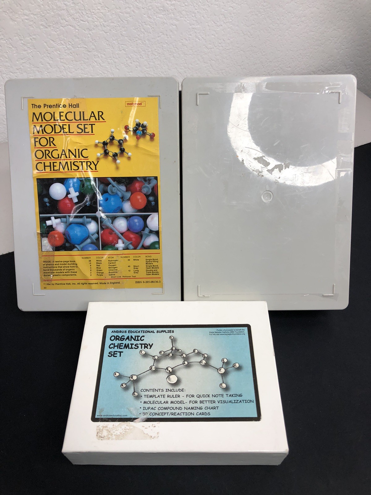 Molecular Model Set For Organic Chemistry 1984 Prentice-Hall Inc. 1 CiB + Parts