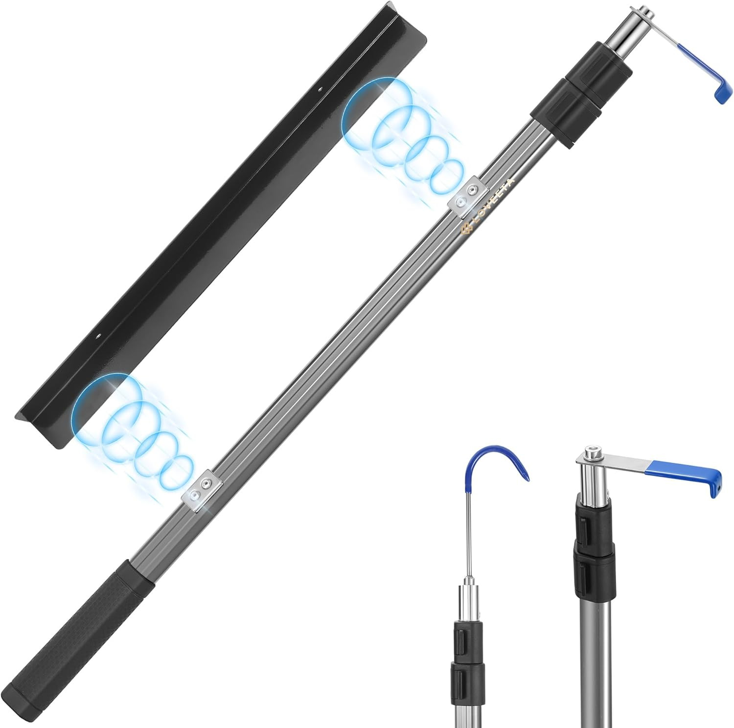 ® 6.3 Ft Magnetically Mounted Cargo Grabber Reach Retriever Tool - 3.0 Upgraded