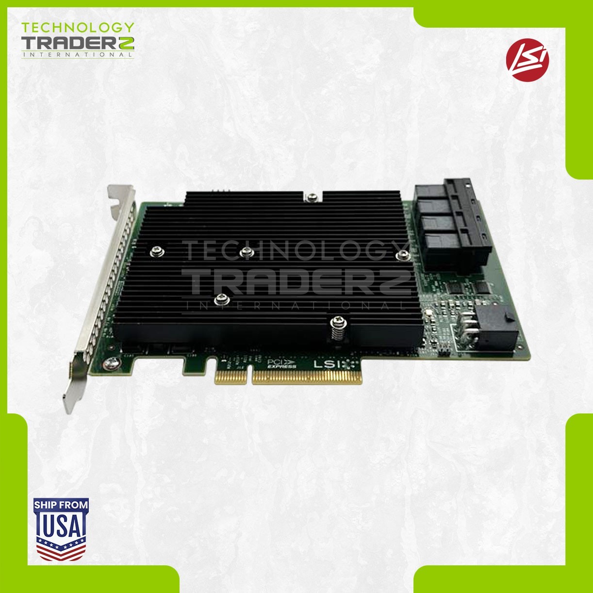 03-25600-01B LSI 9300-16i 16-Port 12Gbps SAS HBA SAS9300-16i W/ Bracket