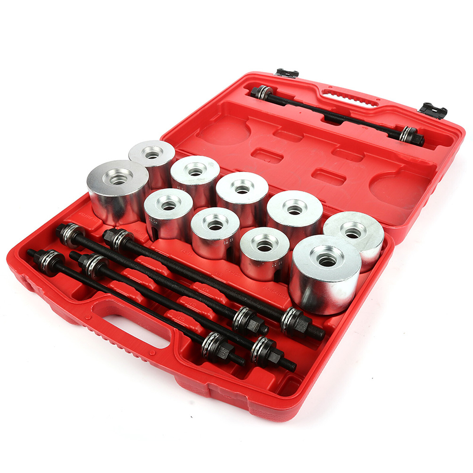 27pc Universal Press and Pull Sleeve Kit Bush Bearing Removal Insertion Tool Kit