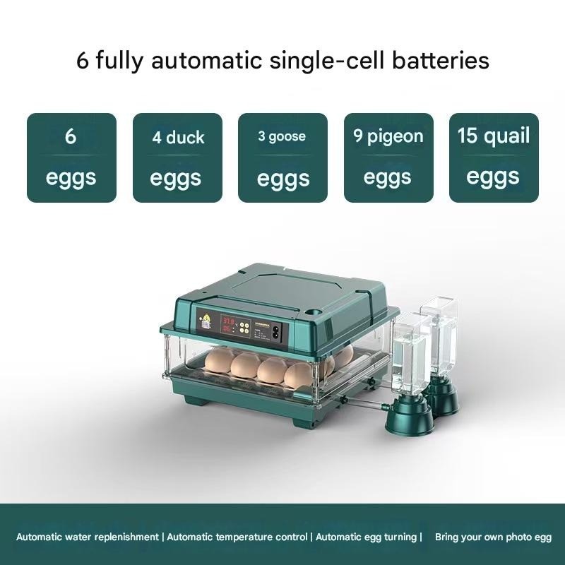 Automatic Incubator For 6 - 64 Chicken Eggs Chicks Incubation Hatching Machine