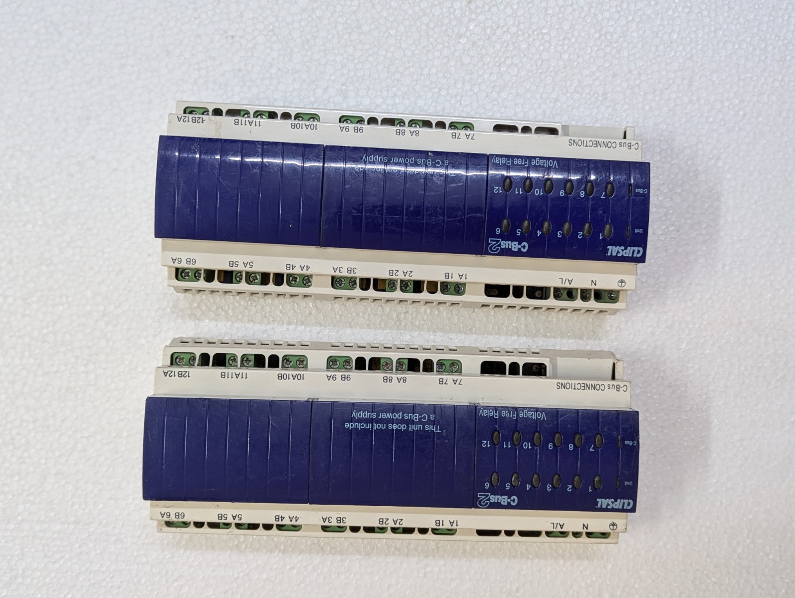 L5512RVF Clipsal 12Ch C-Bus Relay Voltage Free Without Power Supply (Lot of 2)