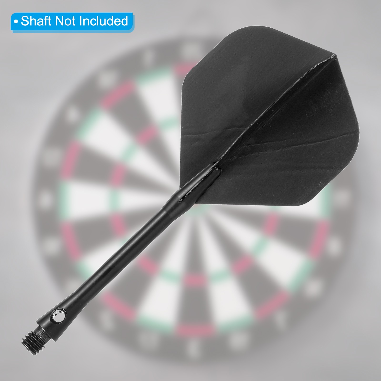 Standard Dart Flights, 15 Pack Flights Black