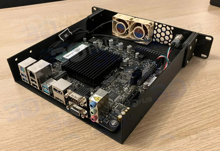1U 10" Mini-ITX Rackmount Case - Compact Server Housing