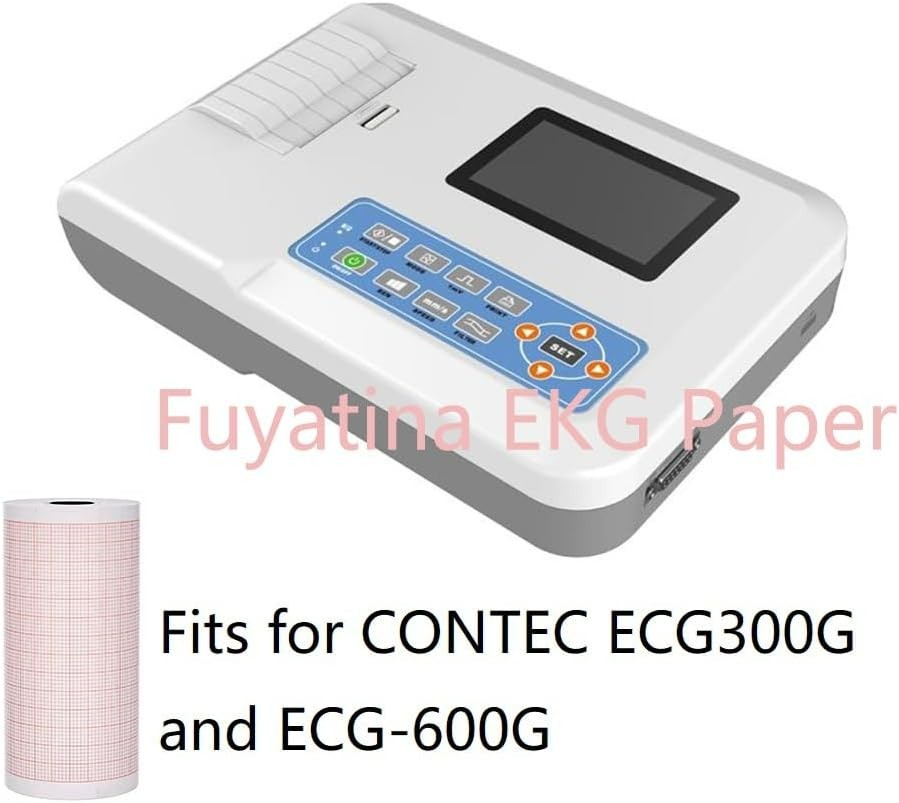 "Papel Ecg Premium 10 Rollos 80Mm X 20M Para Maquinas De 3 Canales "