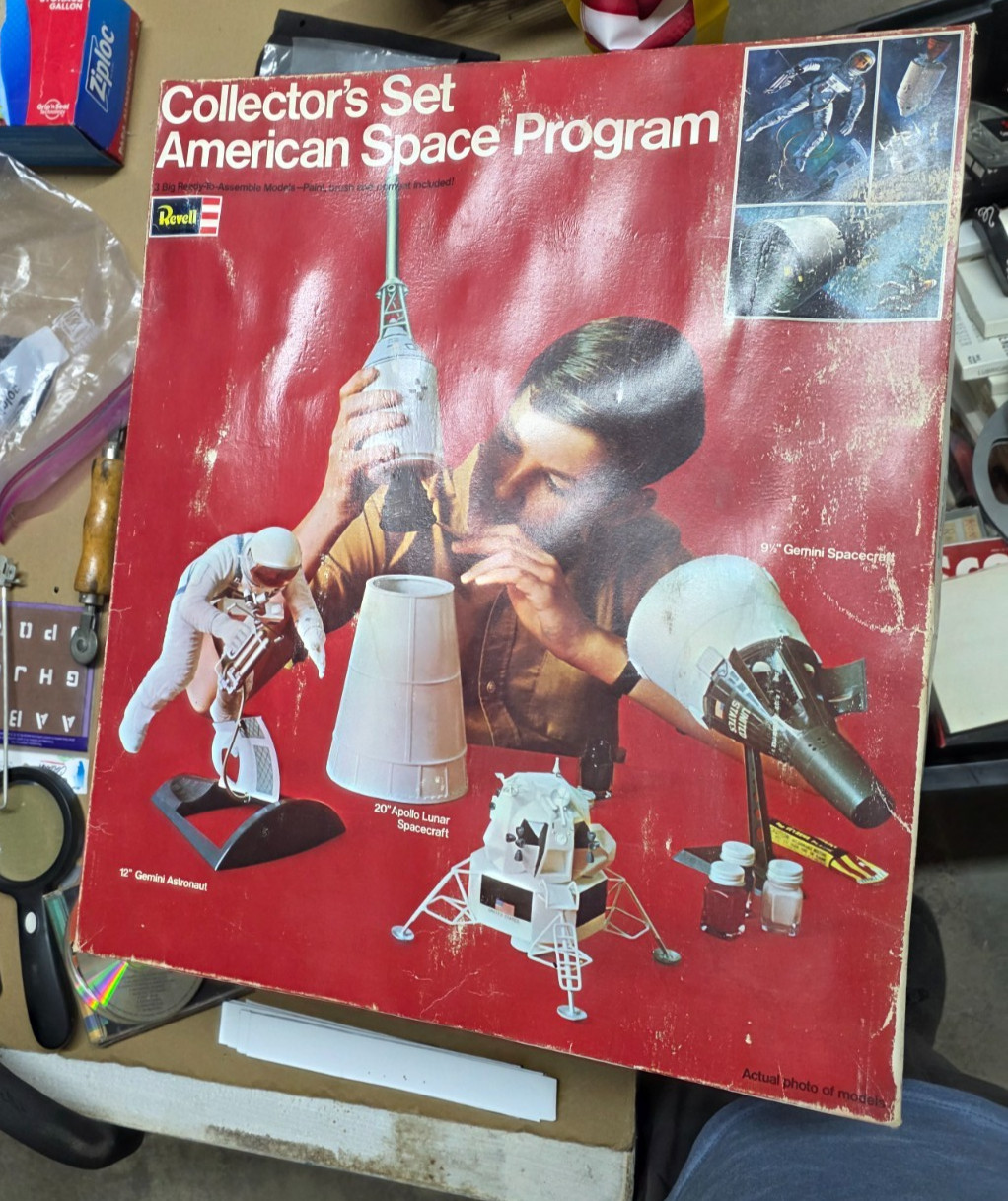 1967 Revell H-1839-110 Collector's Set American Space Program COMPLETE UNBUILT