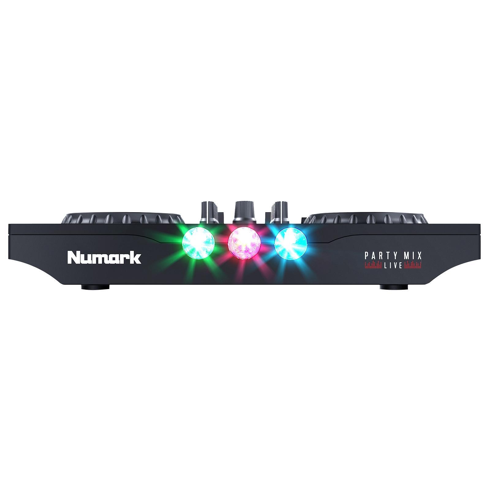 Numark Party Mix Live Built In Light Show & Speakers DJ Controller w Case